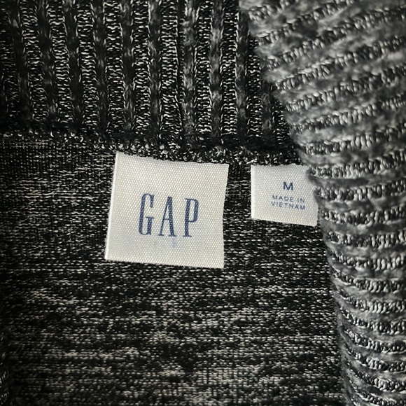 Super Soft & Versatile Gap Open Front Cardigan in Marbled Charcoal - Picture 2 of 5